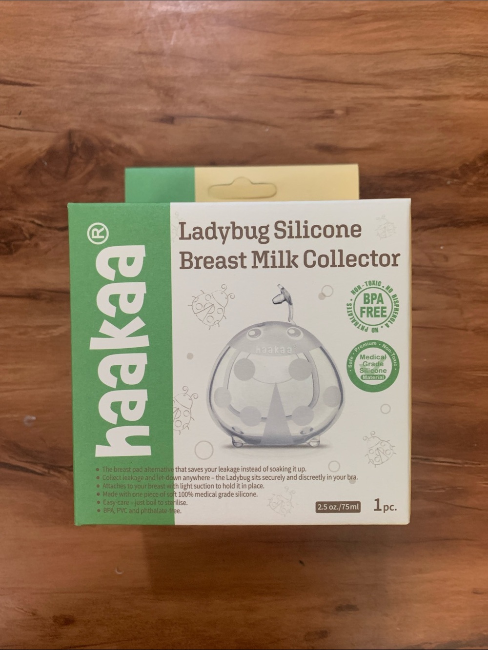 BRAND NEW Haakaa Ladybug Silicone Breast Milk Collector Must Have for New Moms